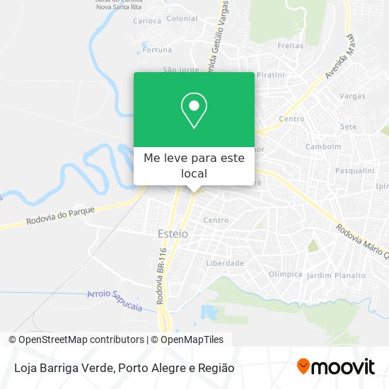 Loja Barriga Verde mapa