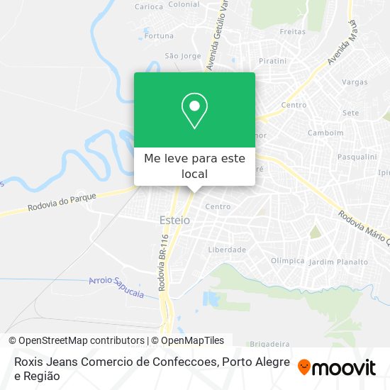 Roxis Jeans Comercio de Confeccoes mapa