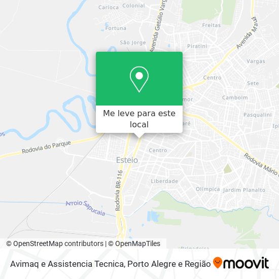 Avimaq e Assistencia Tecnica mapa