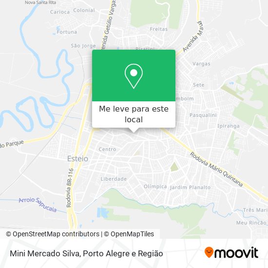 Mini Mercado Silva mapa