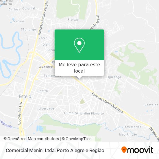 Comercial Menini Ltda mapa