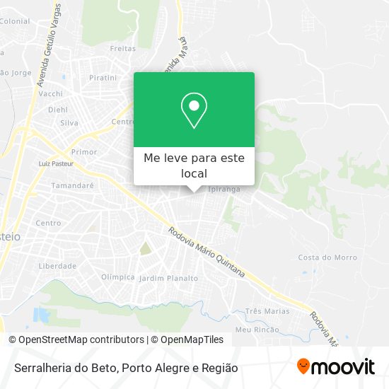 Serralheria do Beto mapa