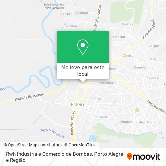 Rwh Industria e Comercio de Bombas mapa