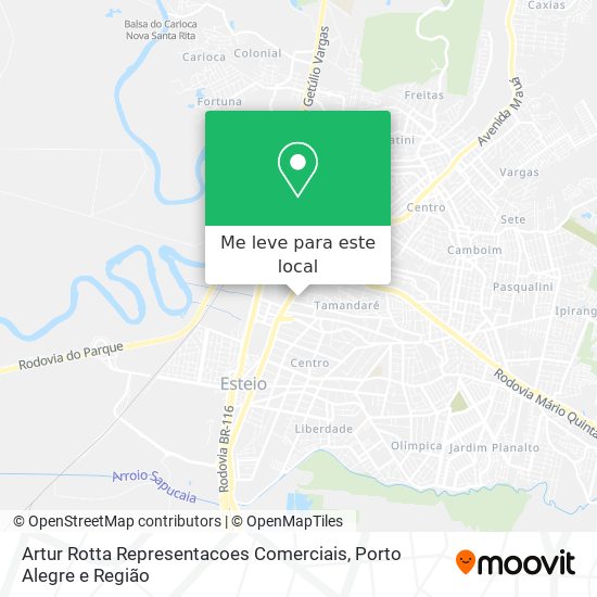 Artur Rotta Representacoes Comerciais mapa