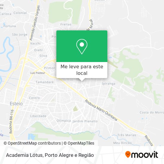 Academia Lótus mapa