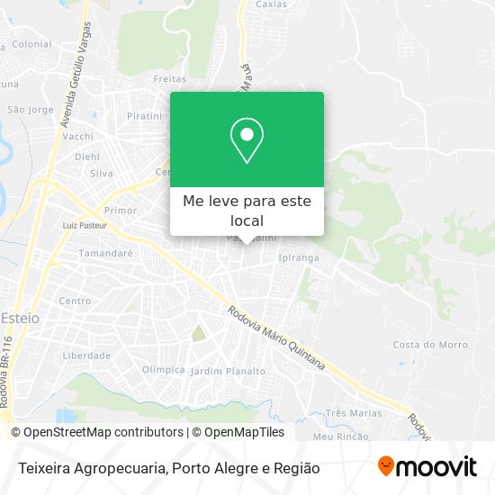 Teixeira Agropecuaria mapa