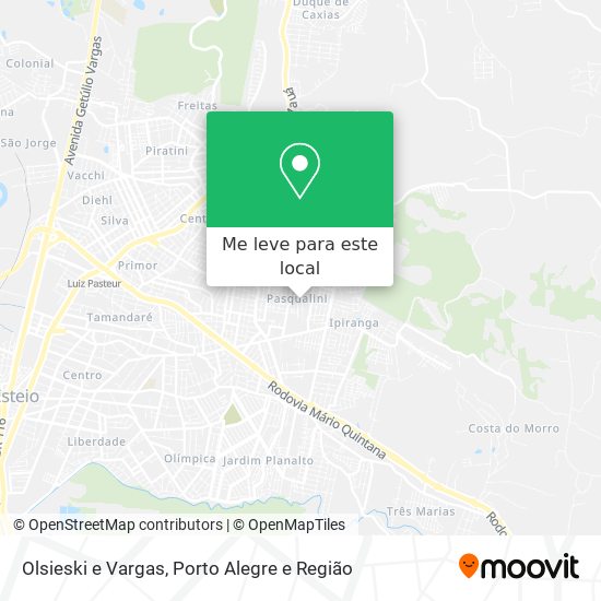 Olsieski e Vargas mapa