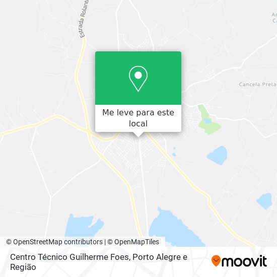 Centro Técnico Guilherme Foes mapa