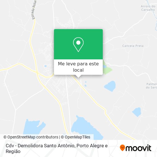 Cdv - Demolidora Santo Antônio mapa