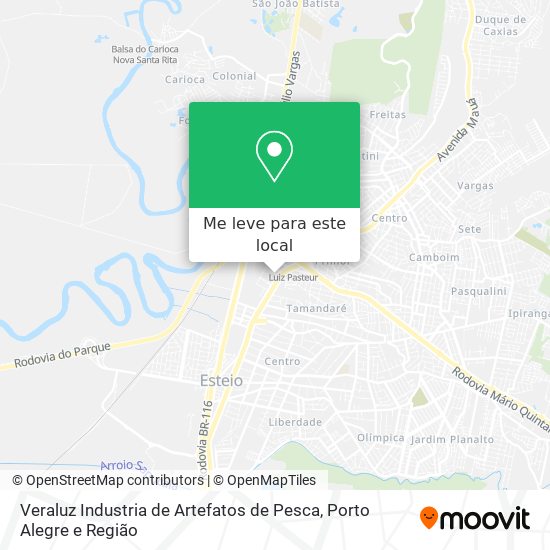 Veraluz Industria de Artefatos de Pesca mapa