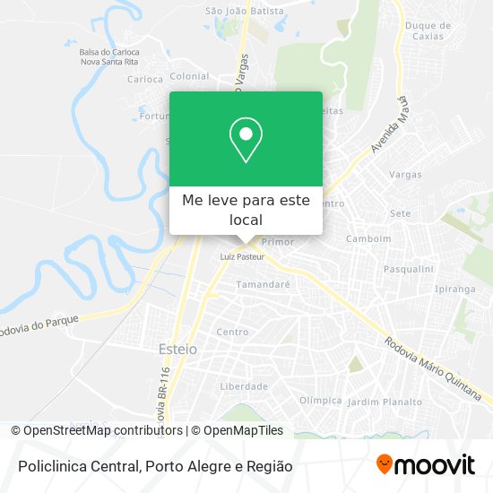 Policlinica Central mapa