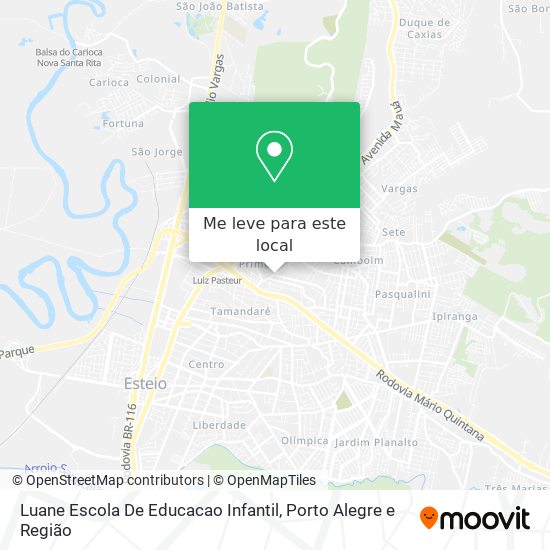 Luane Escola De Educacao Infantil mapa