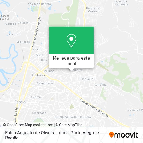 Fábio Augusto de Oliveira Lopes mapa