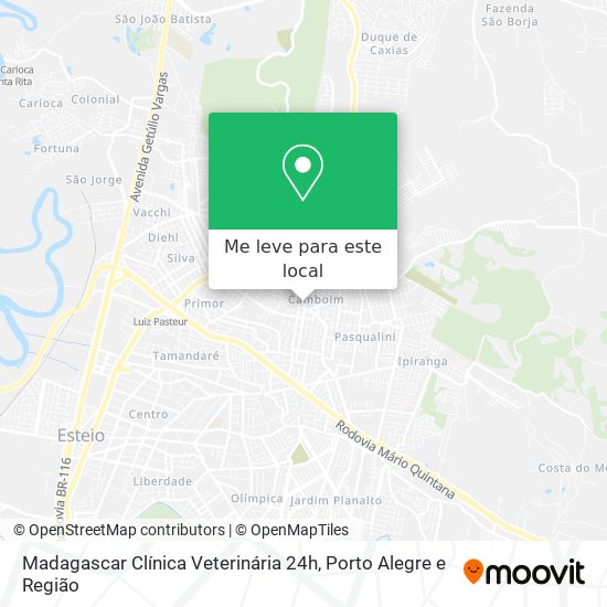 Madagascar Clínica Veterinária 24h mapa