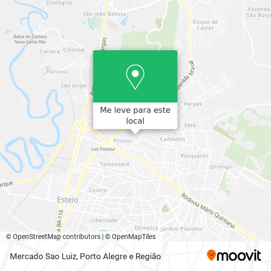 Mercado Sao Luiz mapa