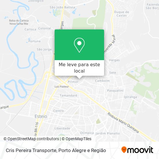 Cris Pereira Transporte mapa