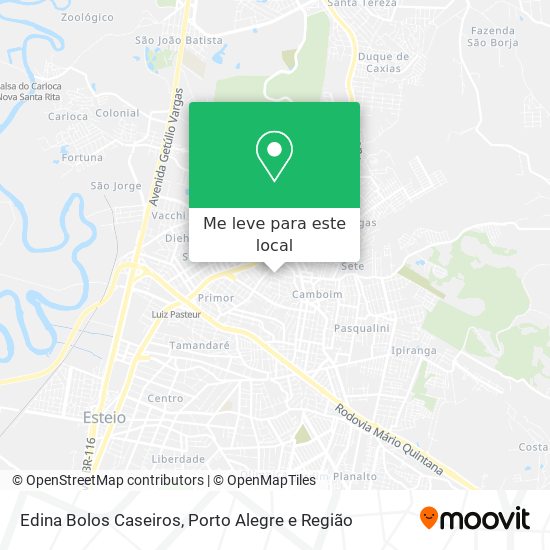 Edina Bolos Caseiros mapa