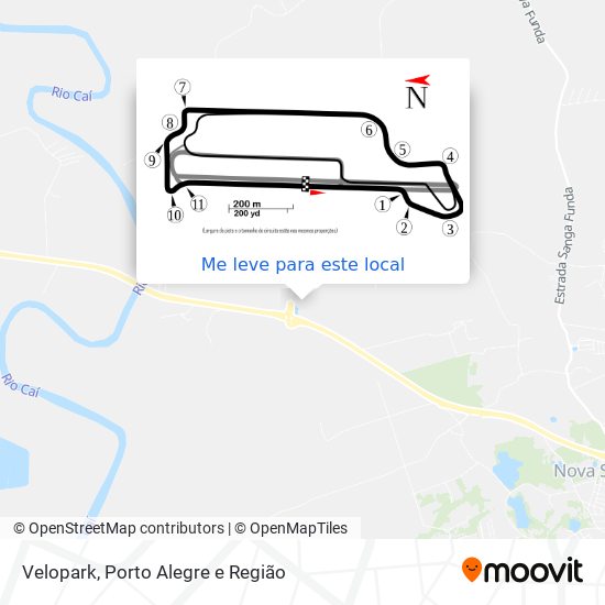 Velopark mapa