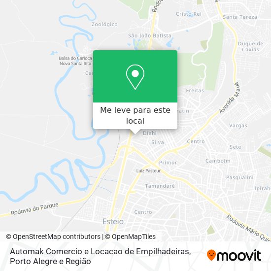 Automak Comercio e Locacao de Empilhadeiras mapa