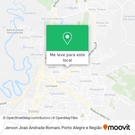 Jerson Joao Andrade Romani mapa