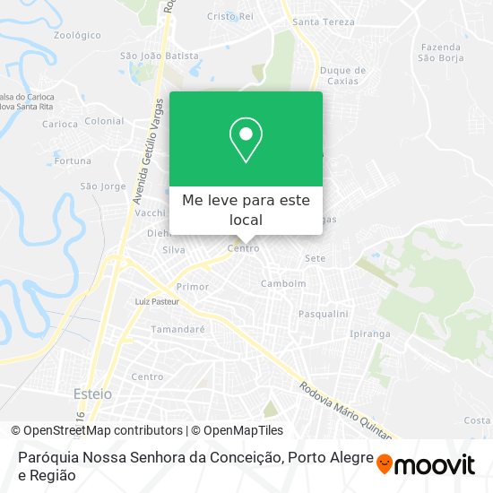 Paróquia Nossa Senhora da Conceição mapa