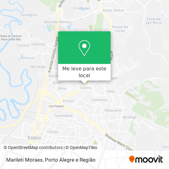 Marileti Moraes mapa