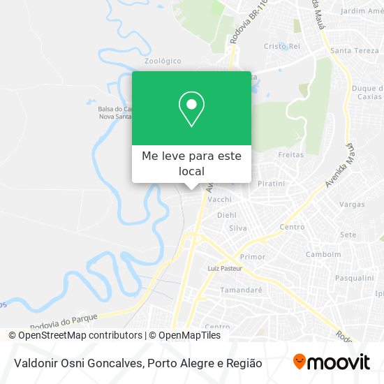 Valdonir Osni Goncalves mapa