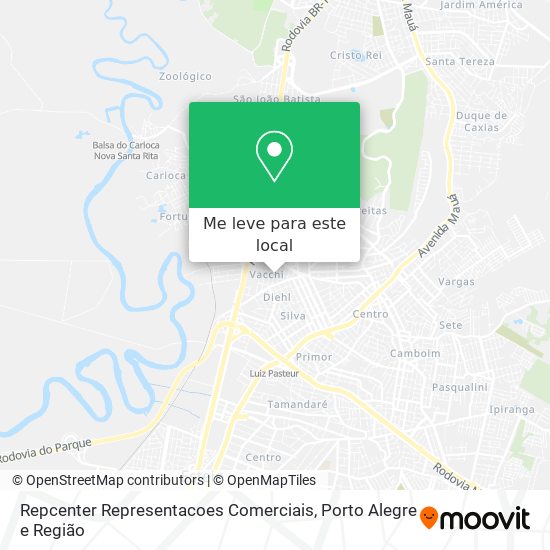 Repcenter Representacoes Comerciais mapa