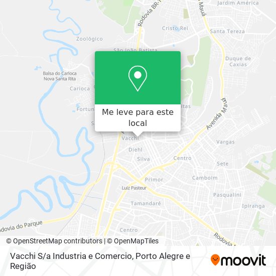 Vacchi S / a Industria e Comercio mapa