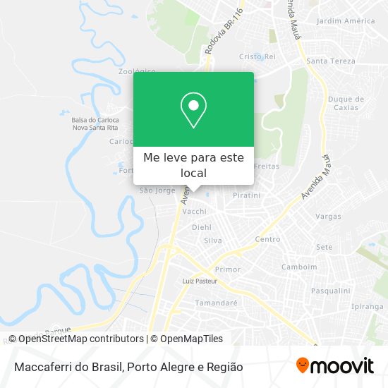 Maccaferri do Brasil mapa