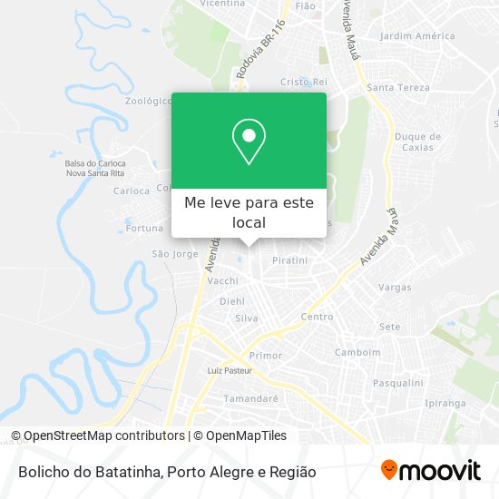 Bolicho do Batatinha mapa