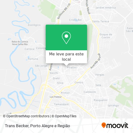 Trans Becker mapa