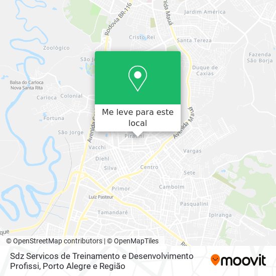 Sdz Servicos de Treinamento e Desenvolvimento Profissi mapa