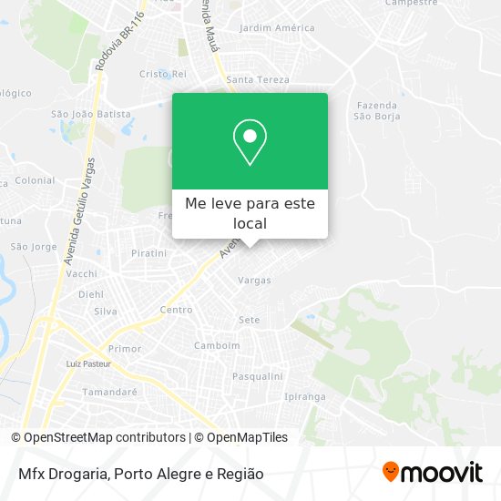 Mfx Drogaria mapa