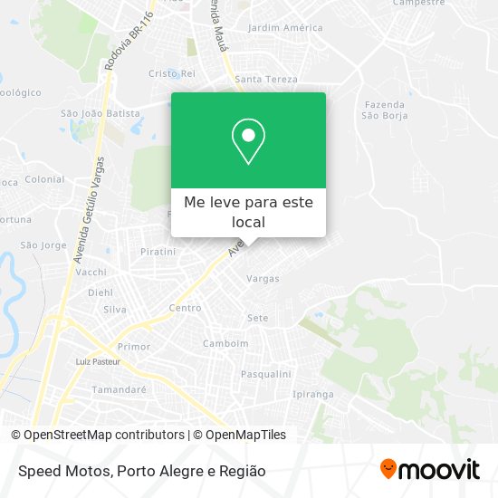 Speed Motos mapa