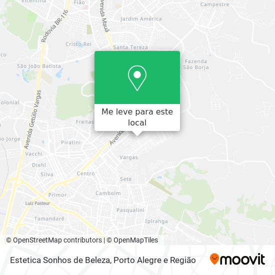 Estetica Sonhos de Beleza mapa