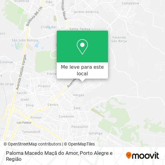 Paloma Macedo Maçã do Amor mapa