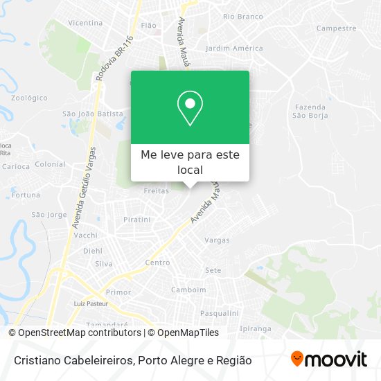 Cristiano Cabeleireiros mapa