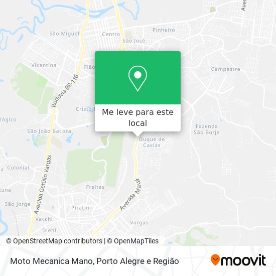 Moto Mecanica Mano mapa