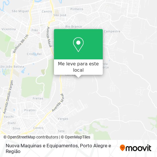 Nuova Maquinas e Equipamentos mapa