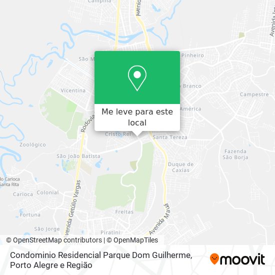 Condominio Residencial Parque Dom Guilherme mapa