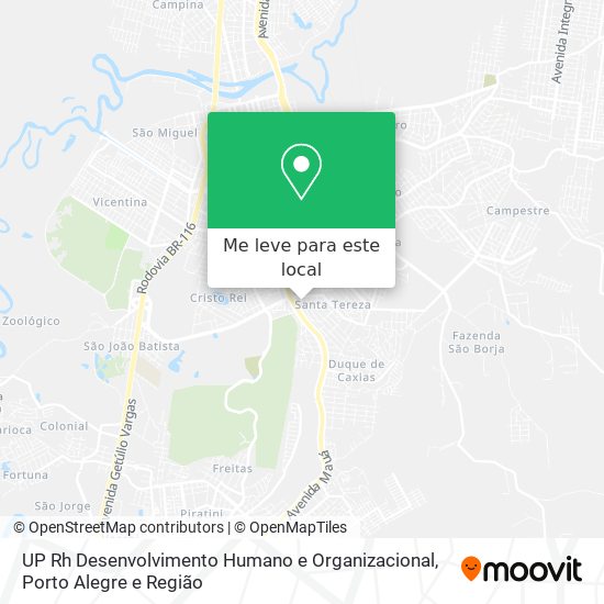 UP Rh Desenvolvimento Humano e Organizacional mapa