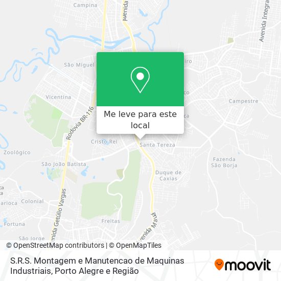 S.R.S. Montagem e Manutencao de Maquinas Industriais mapa