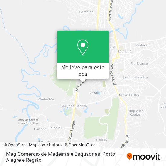 Mag Comercio de Madeiras e Esquadrias mapa