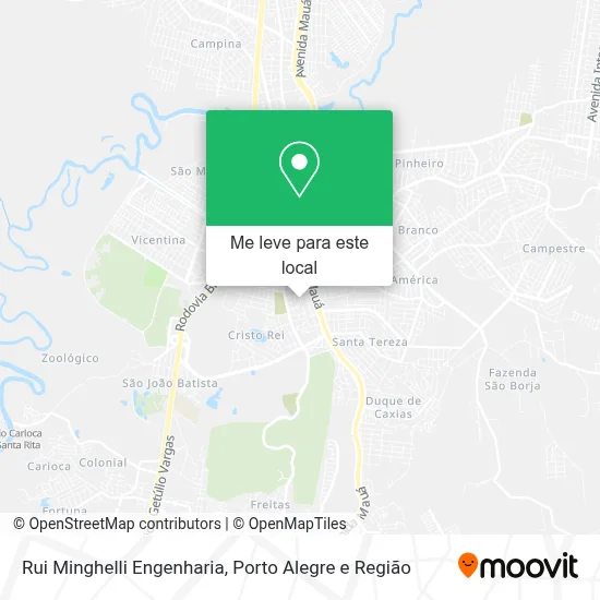 Rui Minghelli Engenharia mapa