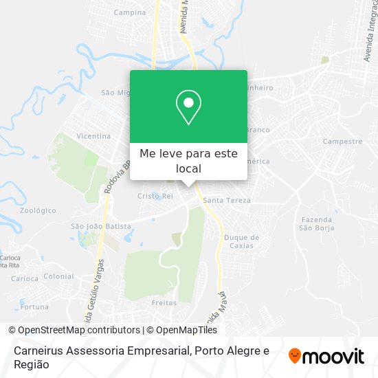 Carneirus Assessoria Empresarial mapa