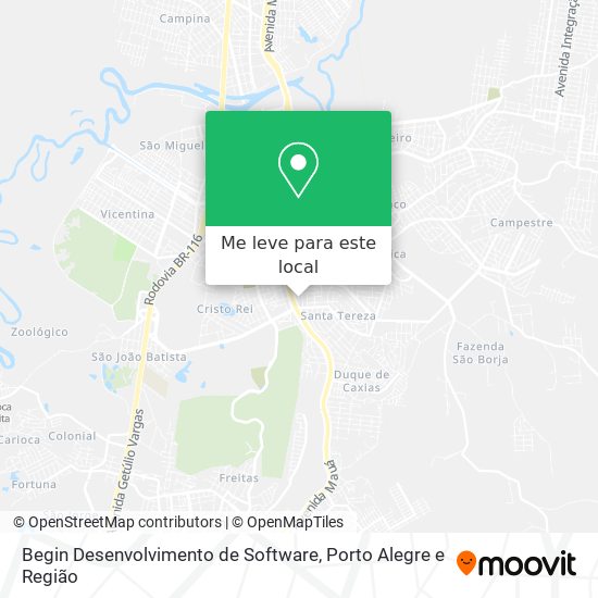 Begin Desenvolvimento de Software mapa