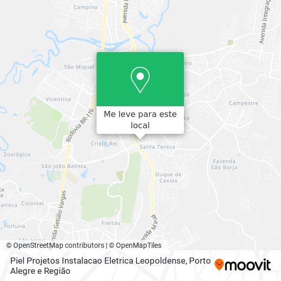 Piel Projetos Instalacao Eletrica Leopoldense mapa