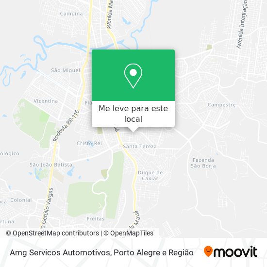 Amg Servicos Automotivos mapa