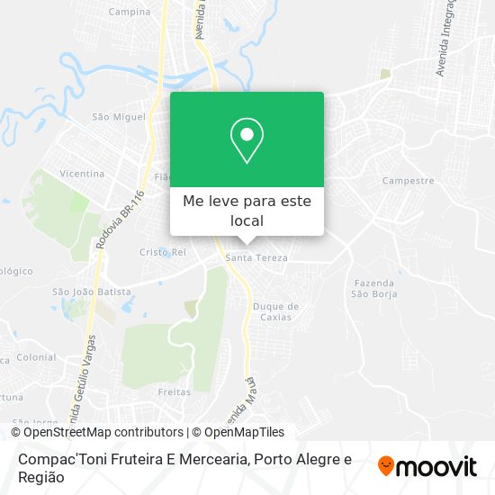 Compac'Toni Fruteira E Mercearia mapa
